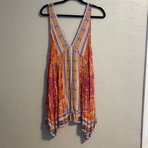 Free people multicolor boho dress